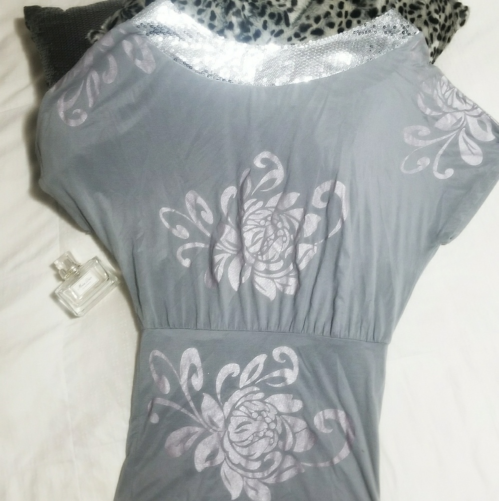Pixie Silver Tunic Dress - image 1